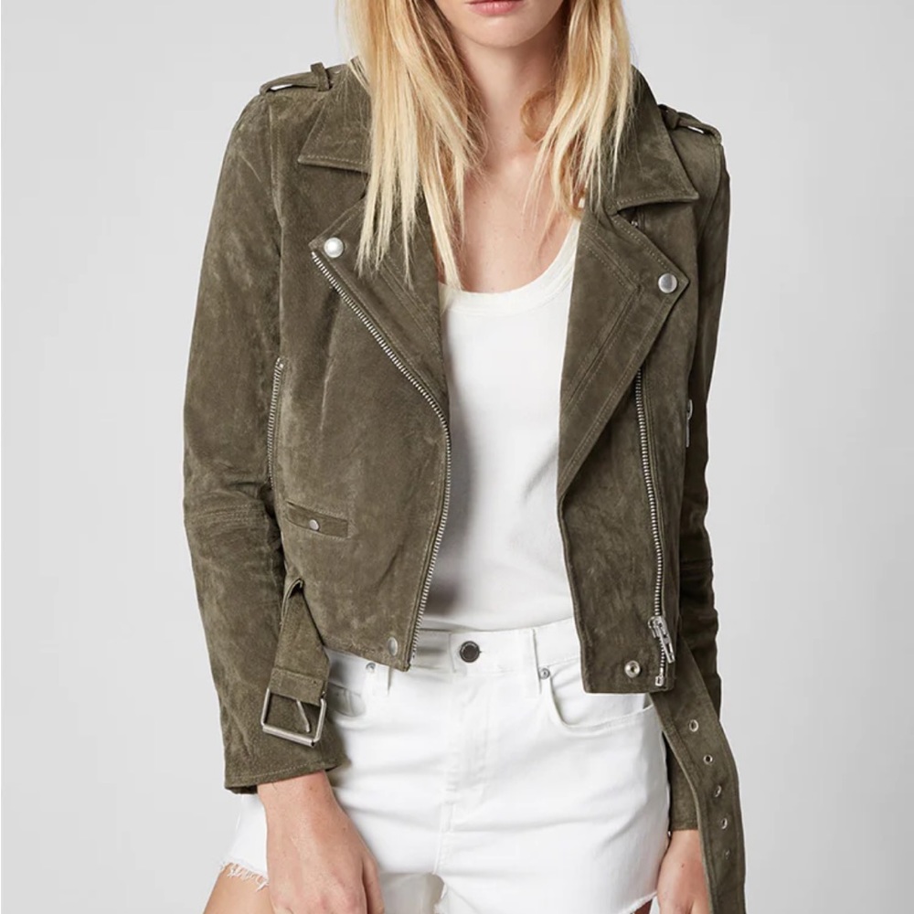 BlankNYC Suede Moto Jacket